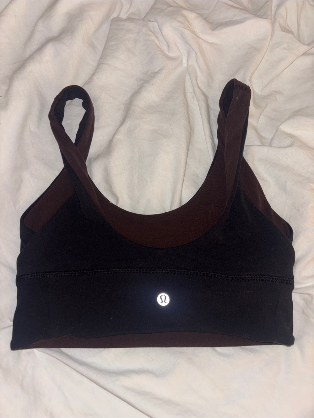 lululemon athletica Black and Brown Sports Bra